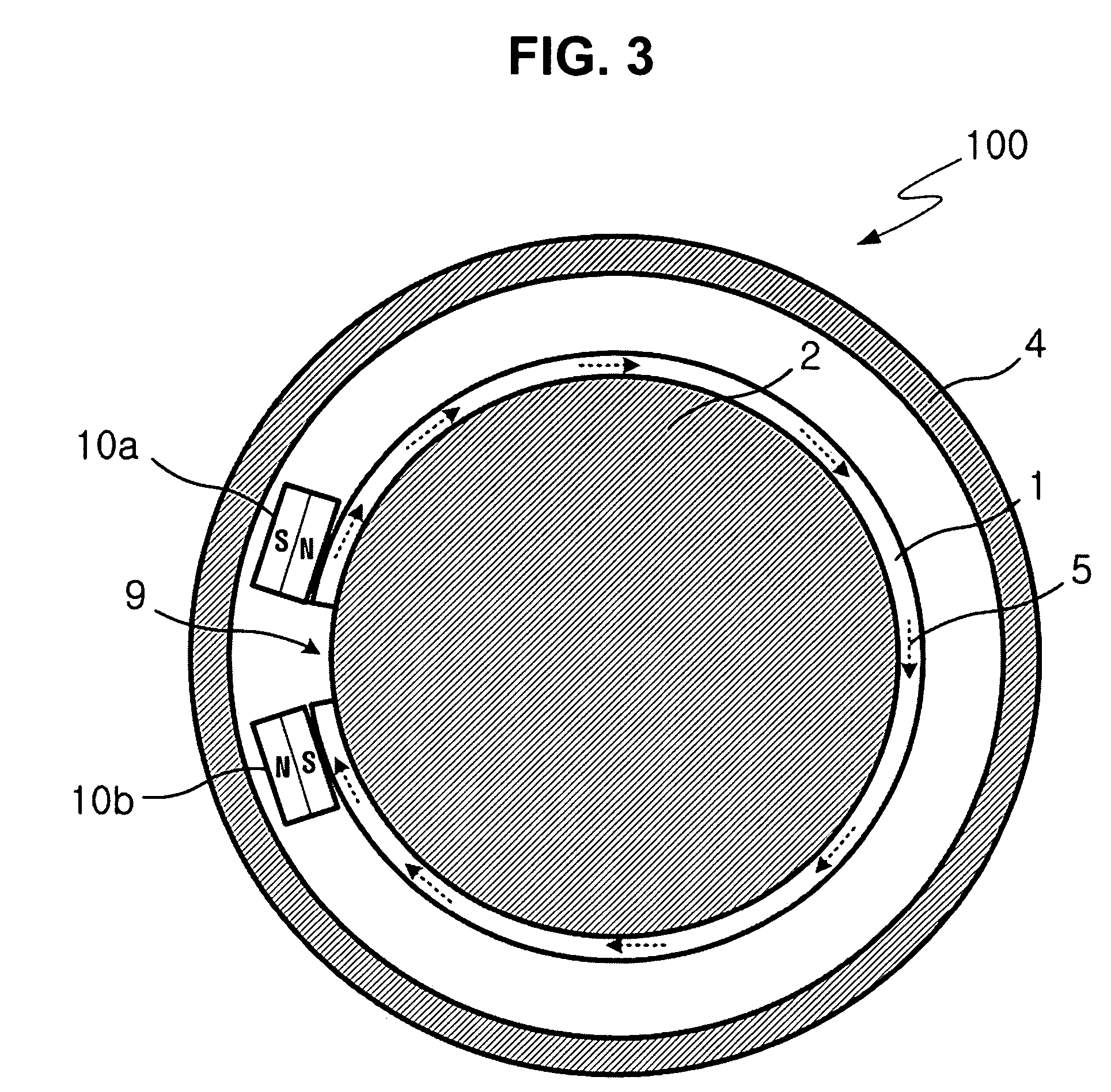 Method of generating and measuring torsional waves in cylindrical structure using magnetostrictive effect, and magnetostrictive transducer and structure diagnosis apparatus using the method