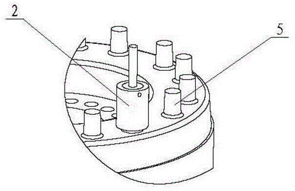 Tool for repairing balancing column of cast-aluminum rotor