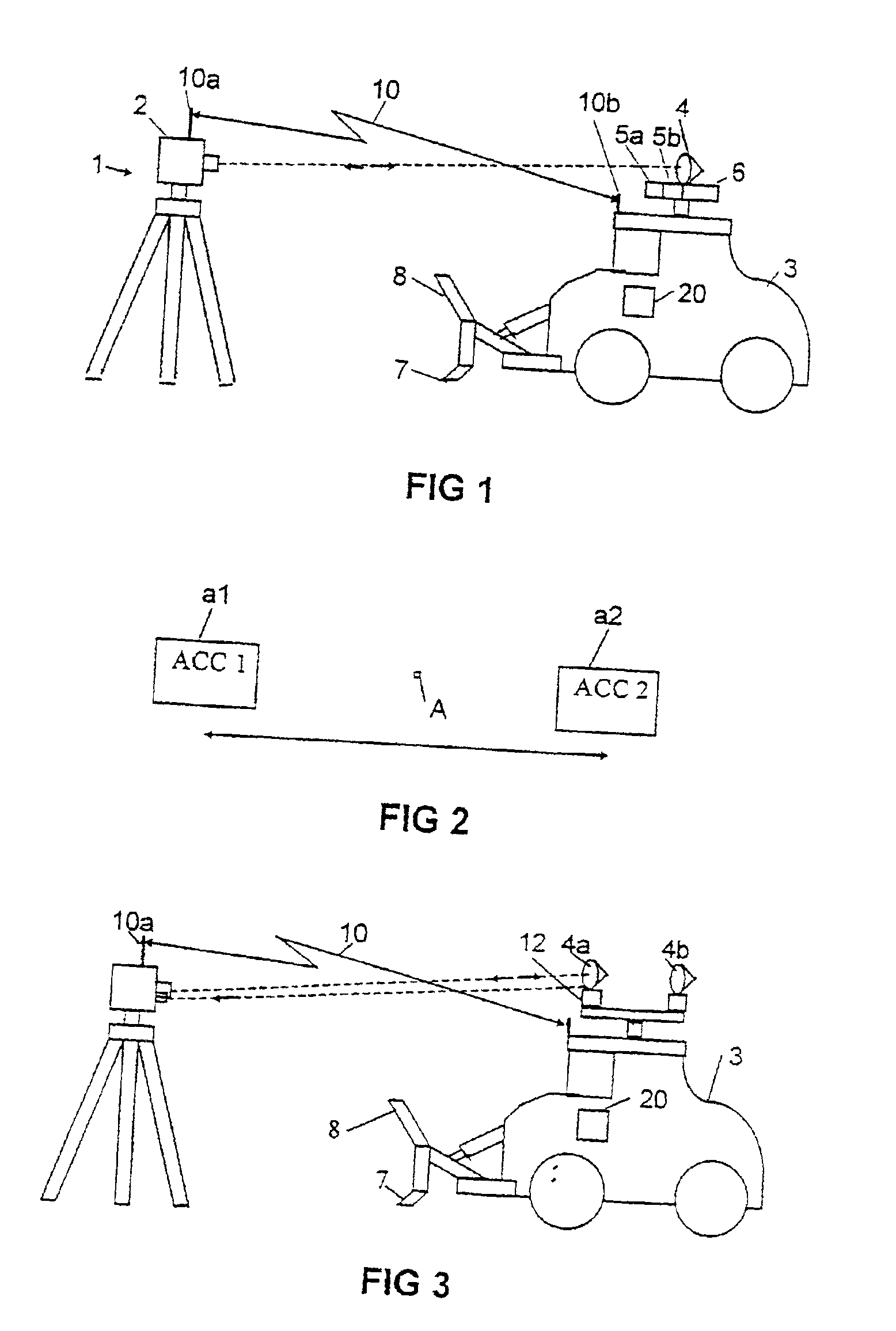 Device and method for determining the position of a working part