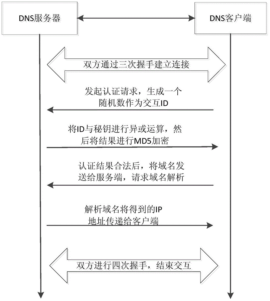 DNS (domain name system) system and method