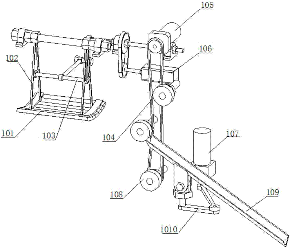 Rubbing mechanism and fine dried noodle making machine