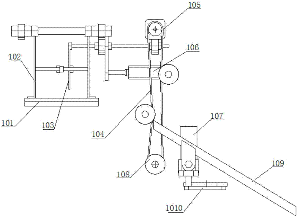 Rubbing mechanism and fine dried noodle making machine