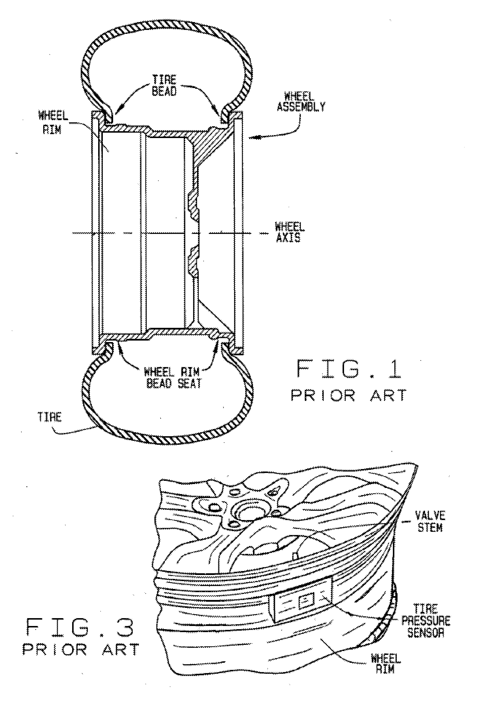 Integrated Tire Pressure Diagnostic System and Method