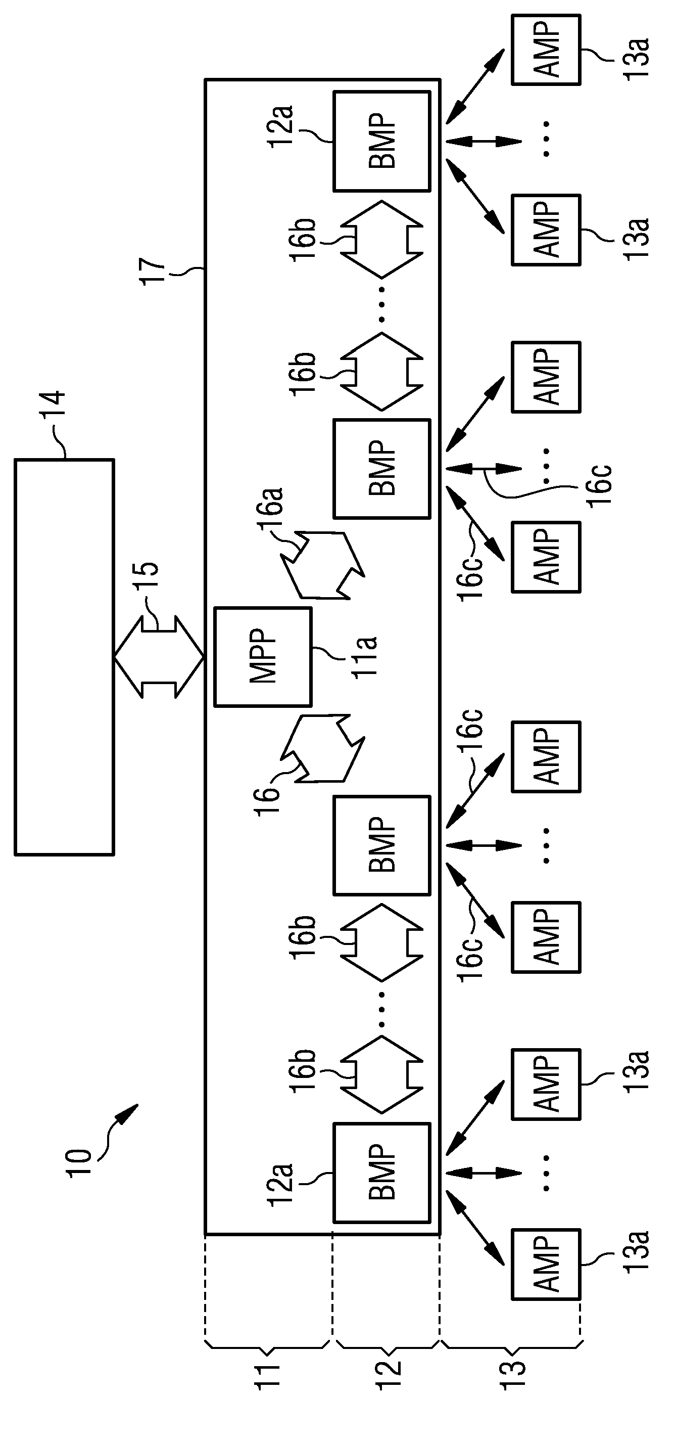 Static mesh network, aircraft and method for data communication