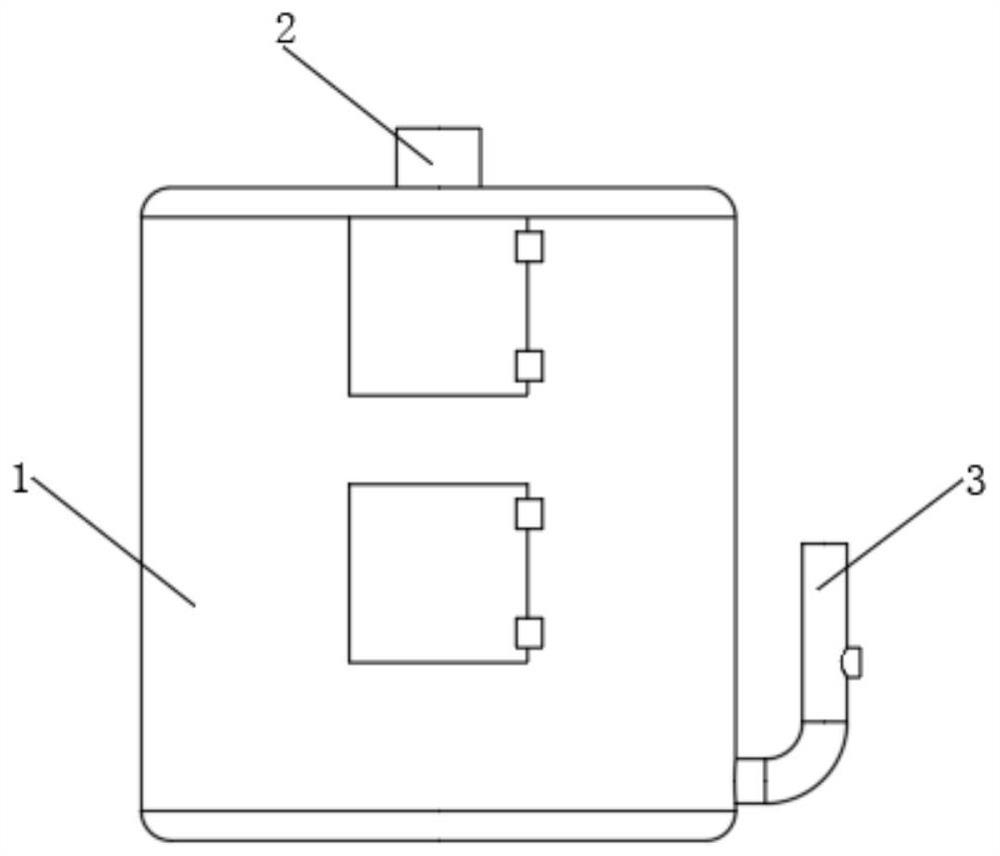 In-furnace desulfurization device for ore processing