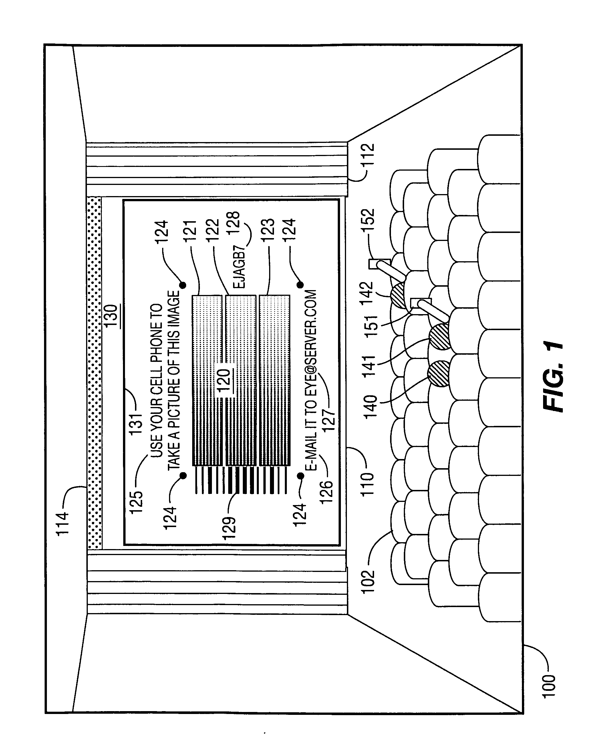 Method and system for monitoring a display venue
