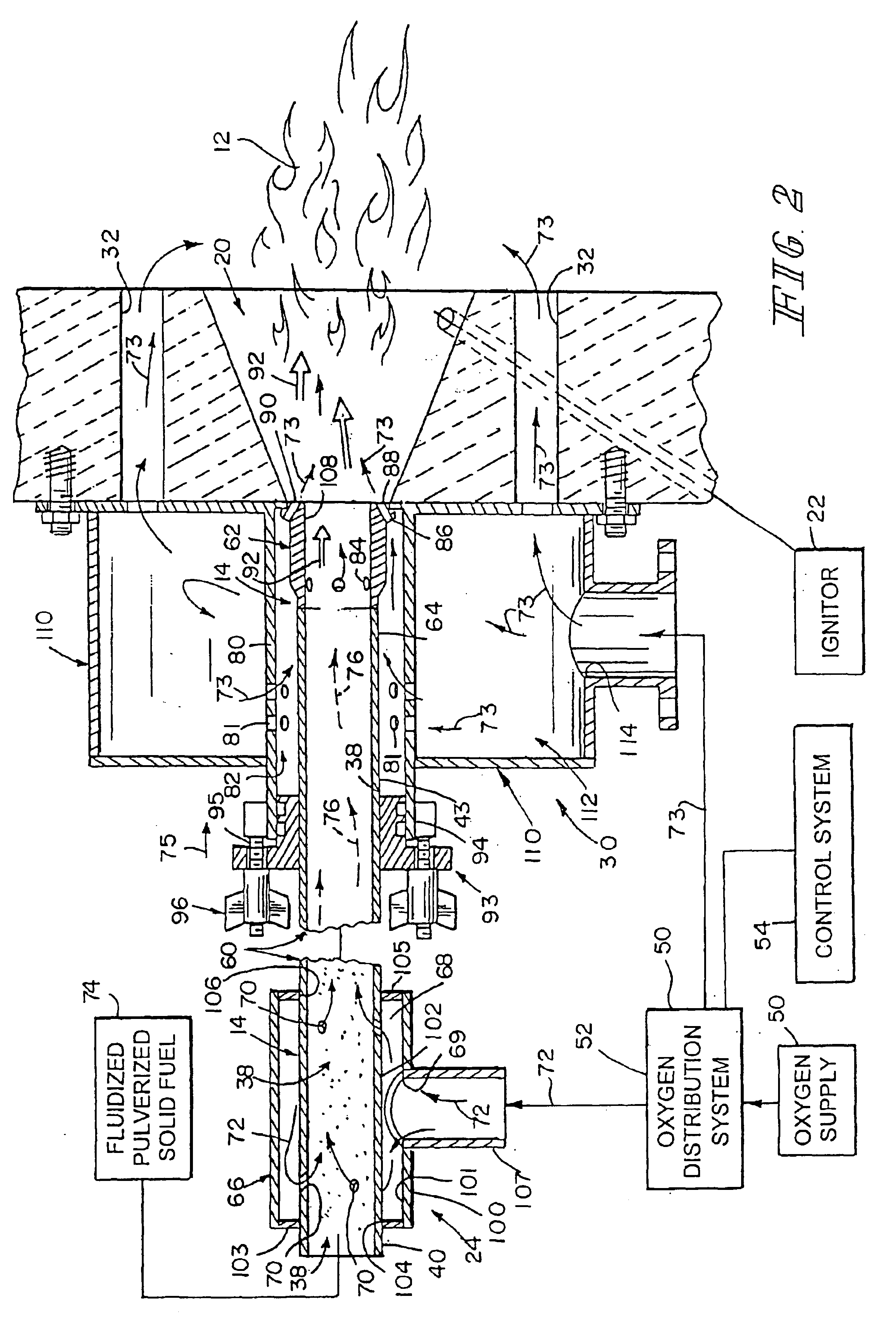Burner with oxygen and fuel mixing apparatus