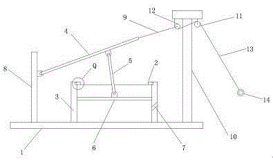 Meat product pressing device for detecting escherichia coli by applying immunology