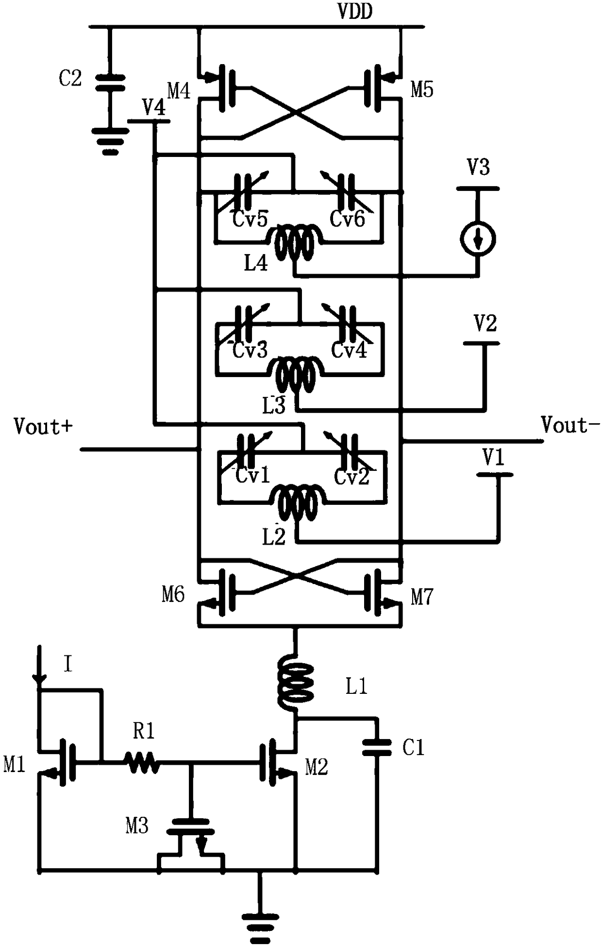 Voltage-controlled oscillator circuit and phase-locked loop