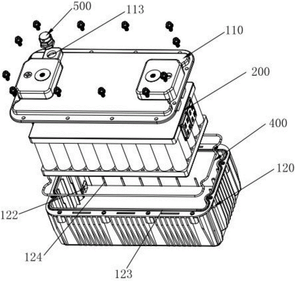 Liquid-cooled battery module