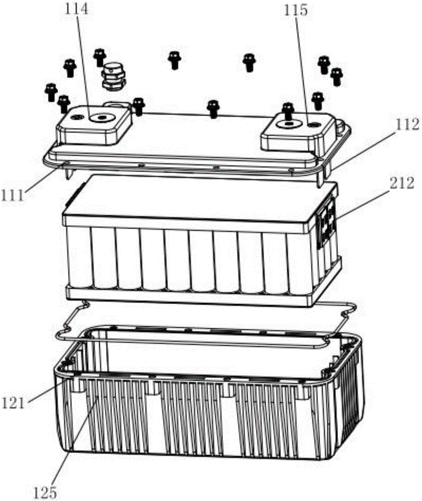 Liquid-cooled battery module