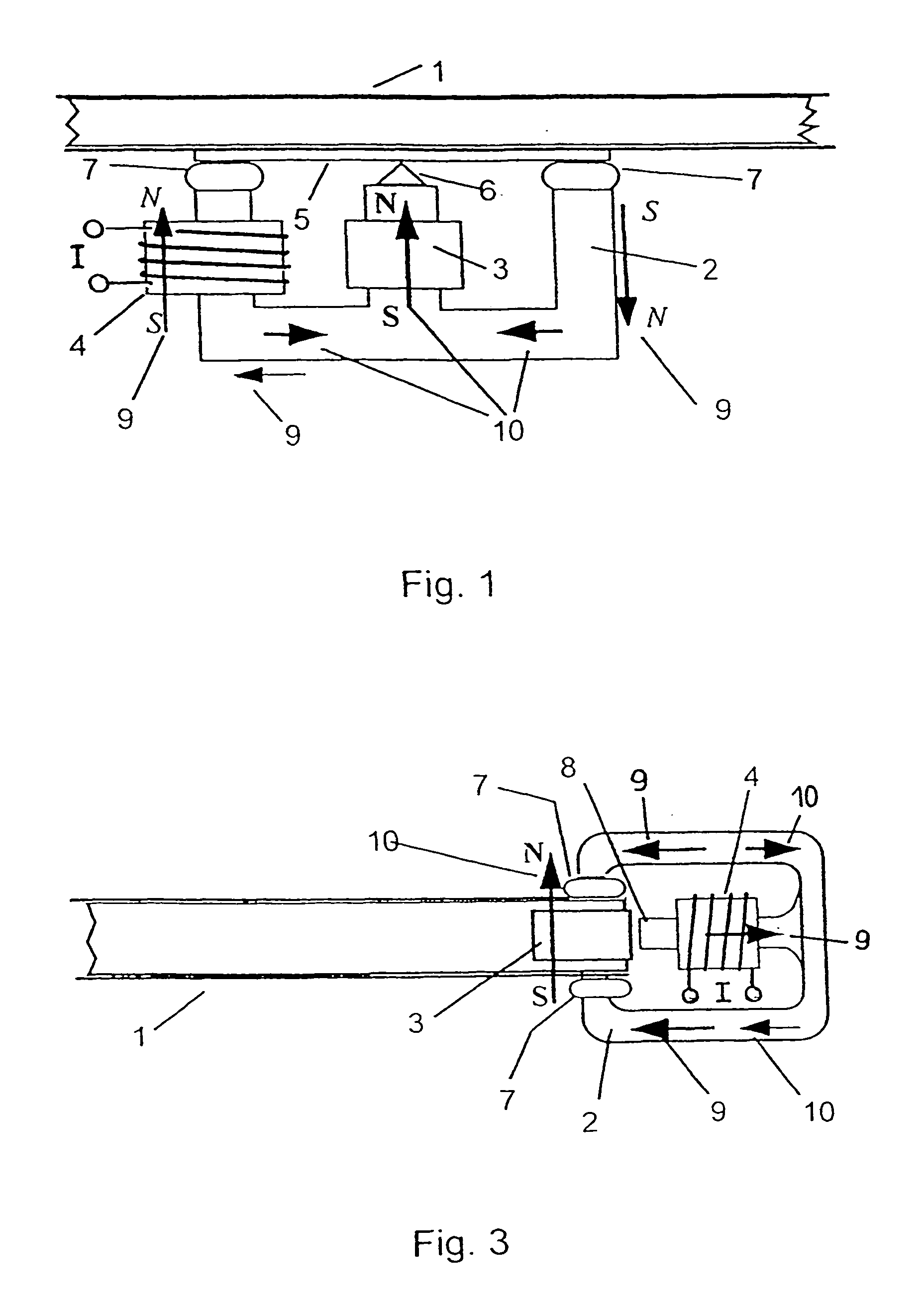 Electromagnetic driver for a planar diaphragm loudspeaker