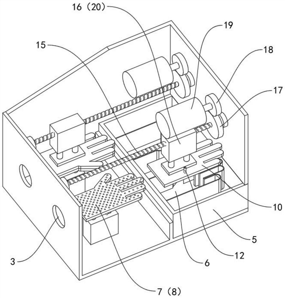 Automatic wearing device for disposable gloves