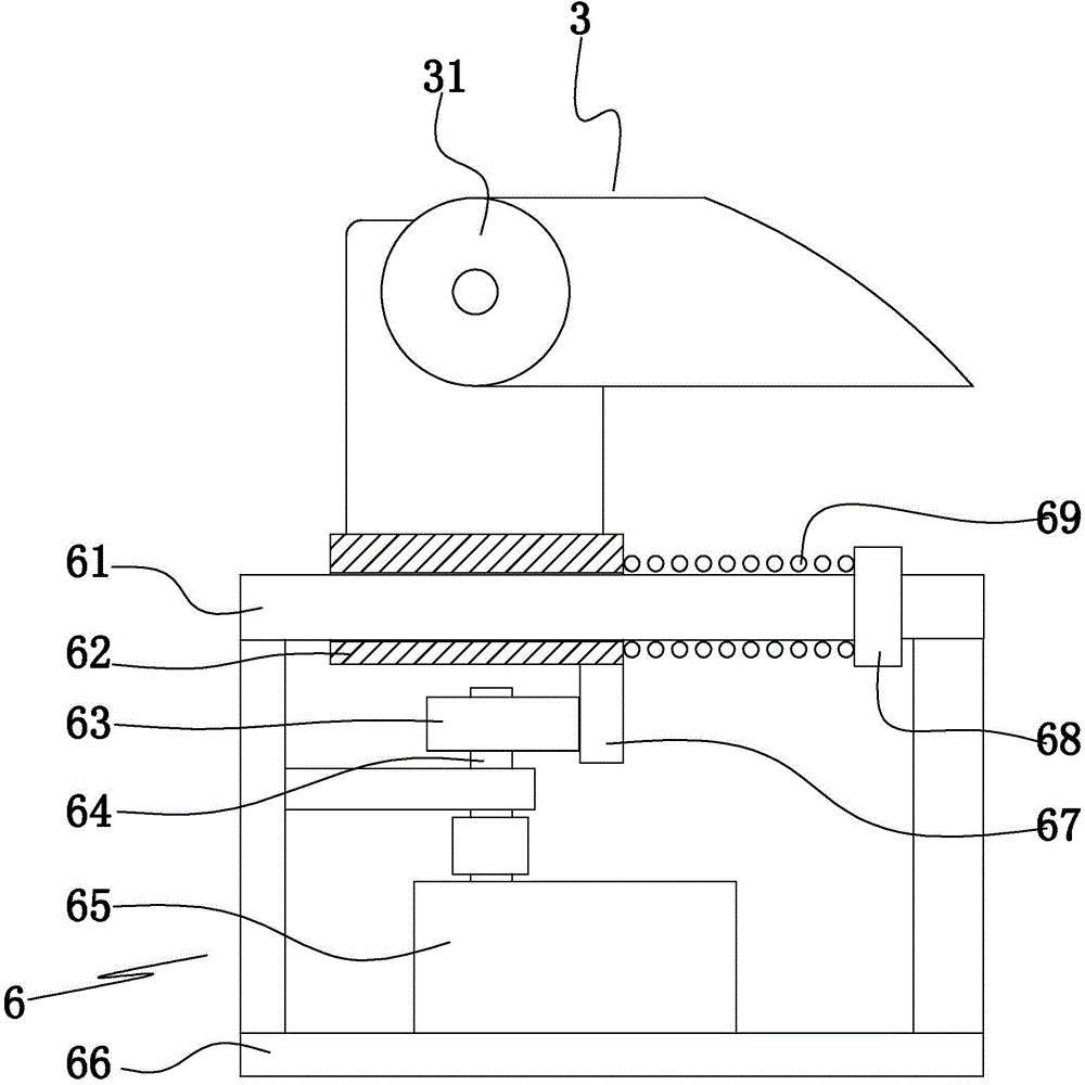 Formula, processing method and processing device of peppermint and green gram seed-coat tea