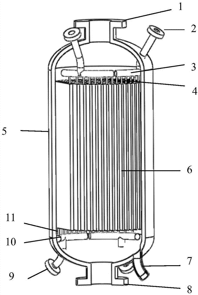 Novel hydrogenation reactor for synthesis gas-to-ethylene glycol process