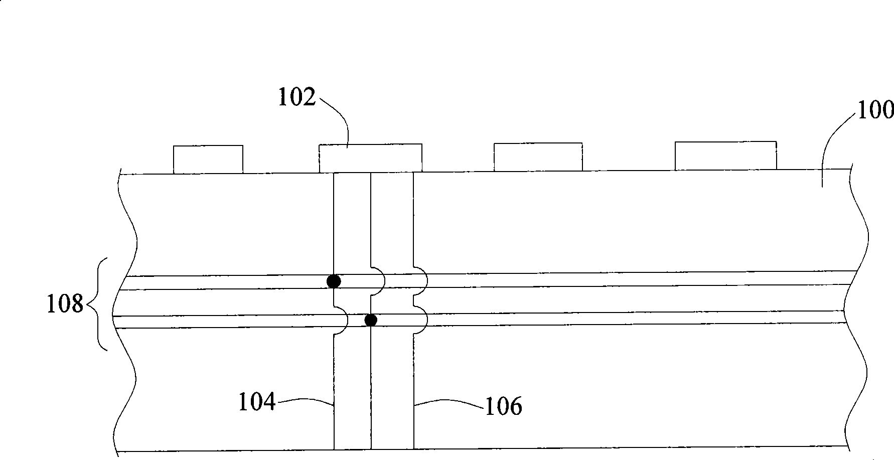 Electric connection structure of circuit board and circuit board with the same