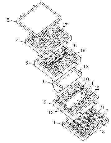 Casting method of girder having thin-walled cylinder and casting mold