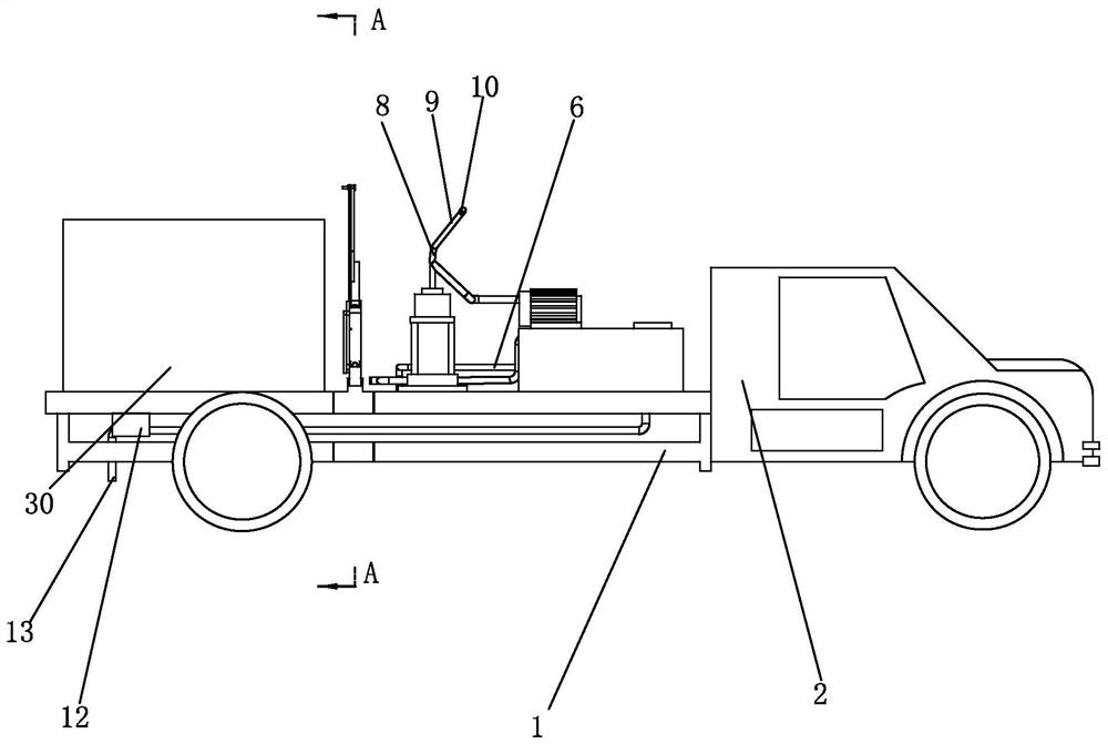 Synchronous unfolding mechanism applied to liquid medicine spraying device