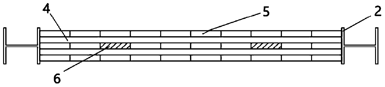 Self-resetting steel frame-CLB filler wall and preparation method thereof