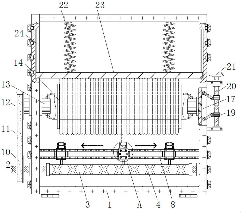 Optical fiber winding device capable of effectively guiding uniform winding of optical fiber to avoid rewinding of optical fiber