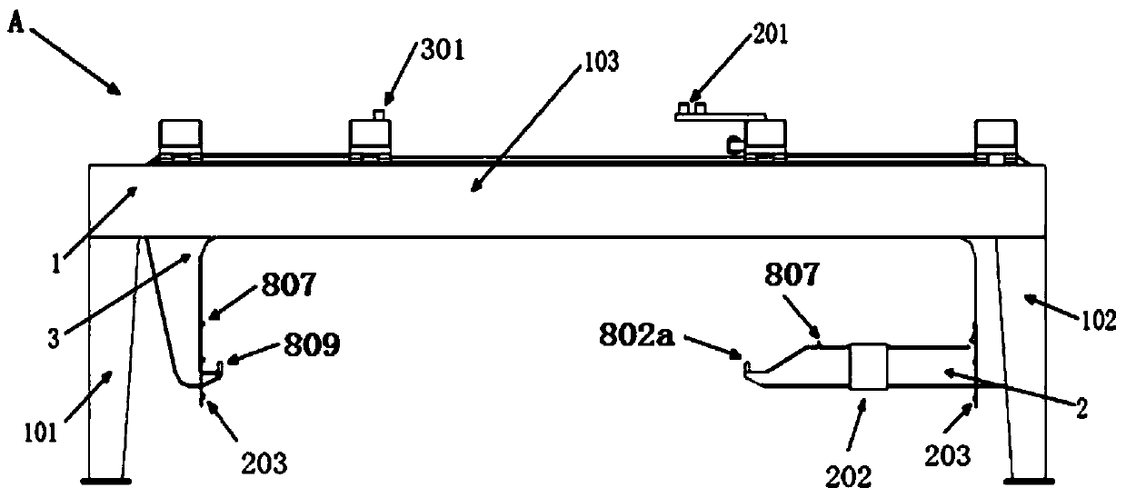 A motor rotor and stator assembly device and assembly method