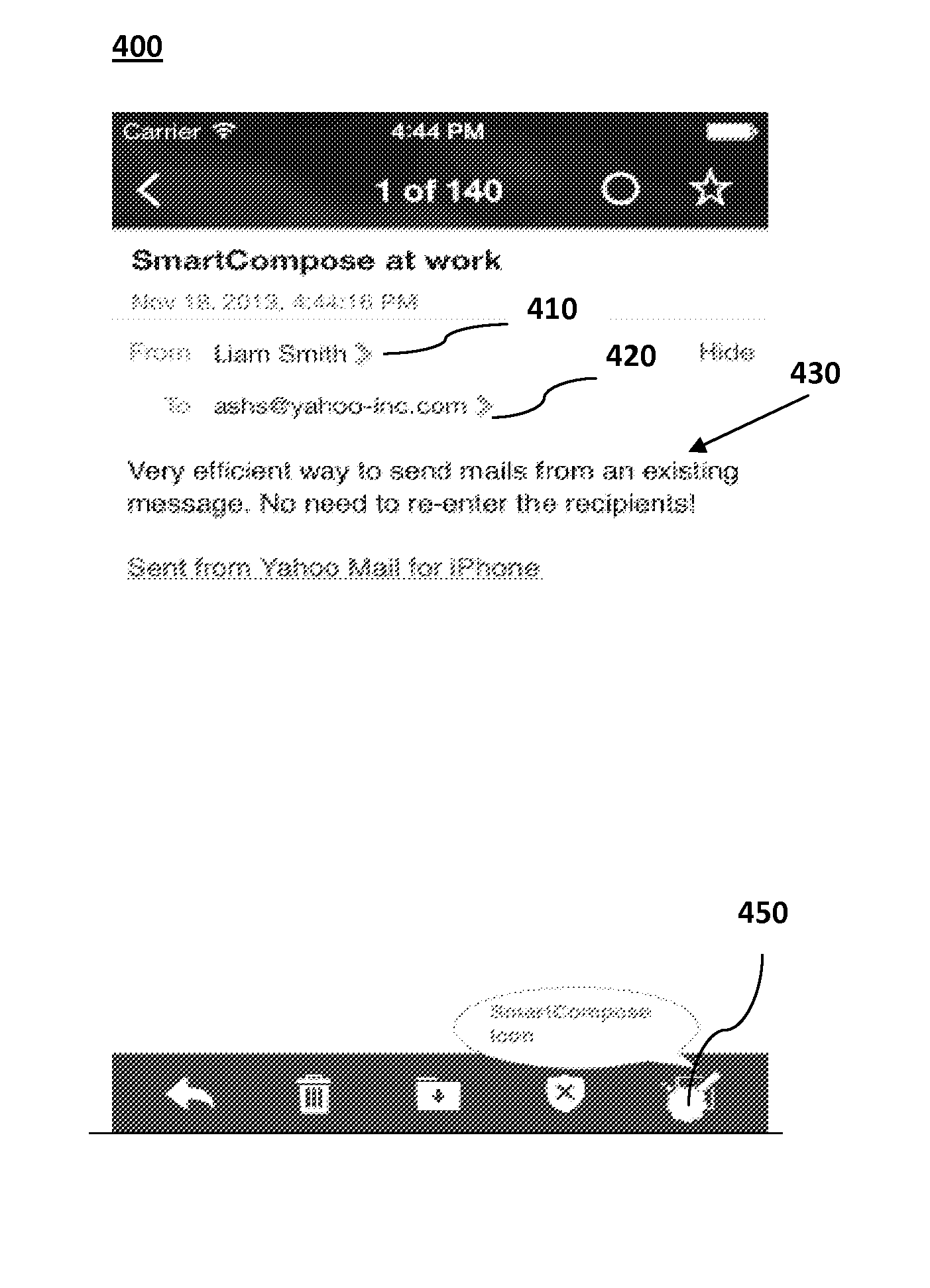 System and method for facilitating email message reply