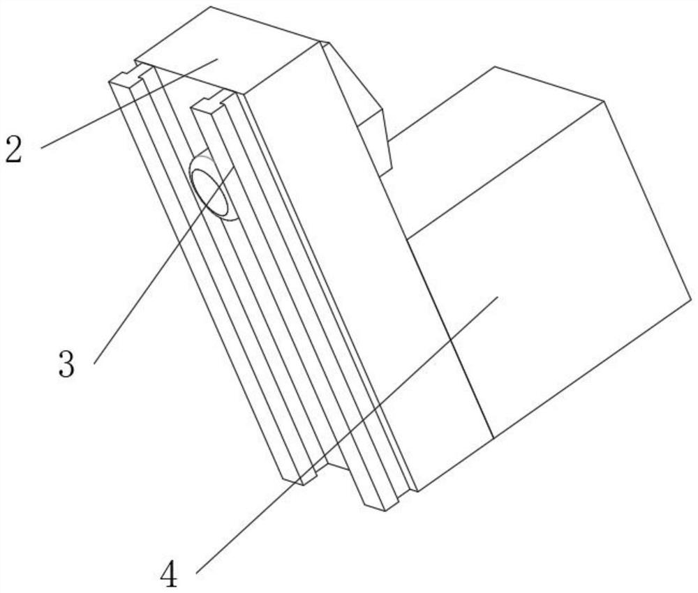 Hanging device capable of performing separation protection for round steel erecting hanger