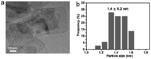 Preparation method and application of a metal cluster photostable catalyst