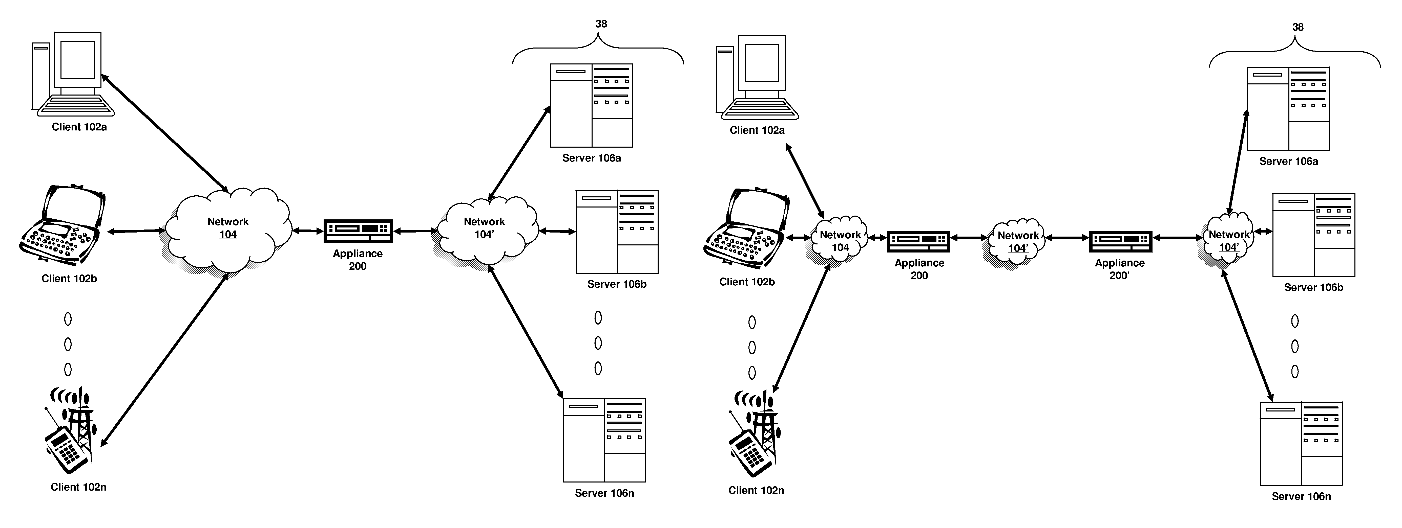 Systems and methods for detecting incomplete requests, TCP timeouts and application timeouts