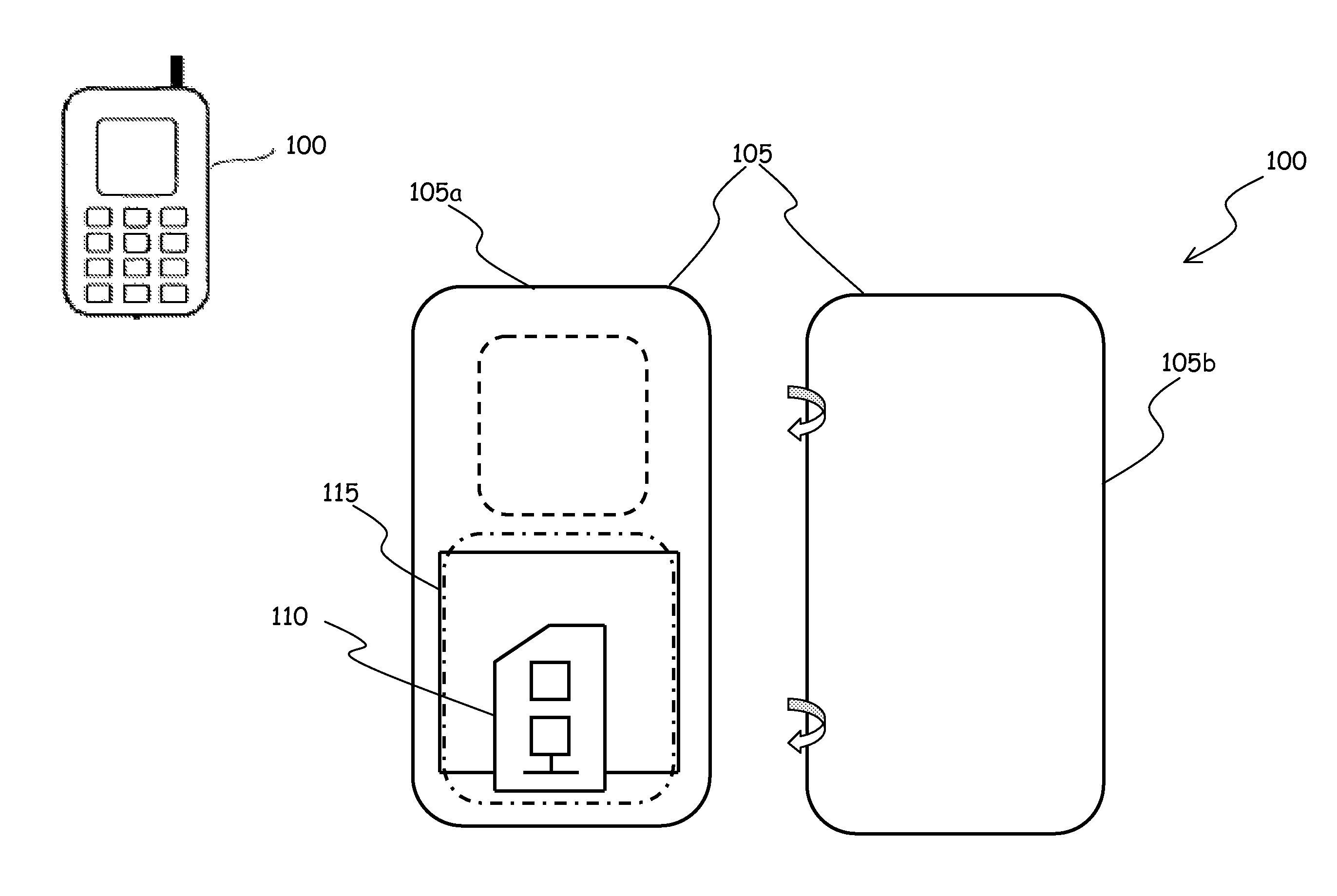 Radio coverage extender for a personal area network node embedded in a user communications terminal