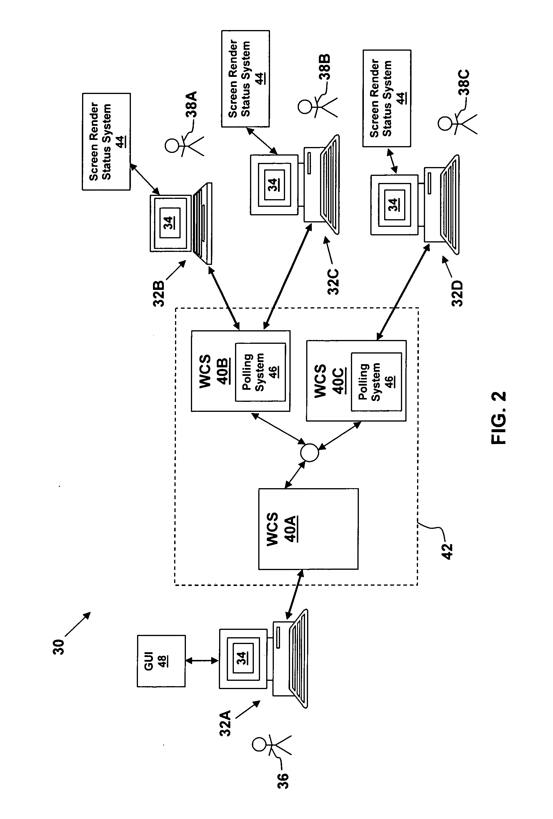 Method, system, and computer program product for web conference participant display render acknowledgement