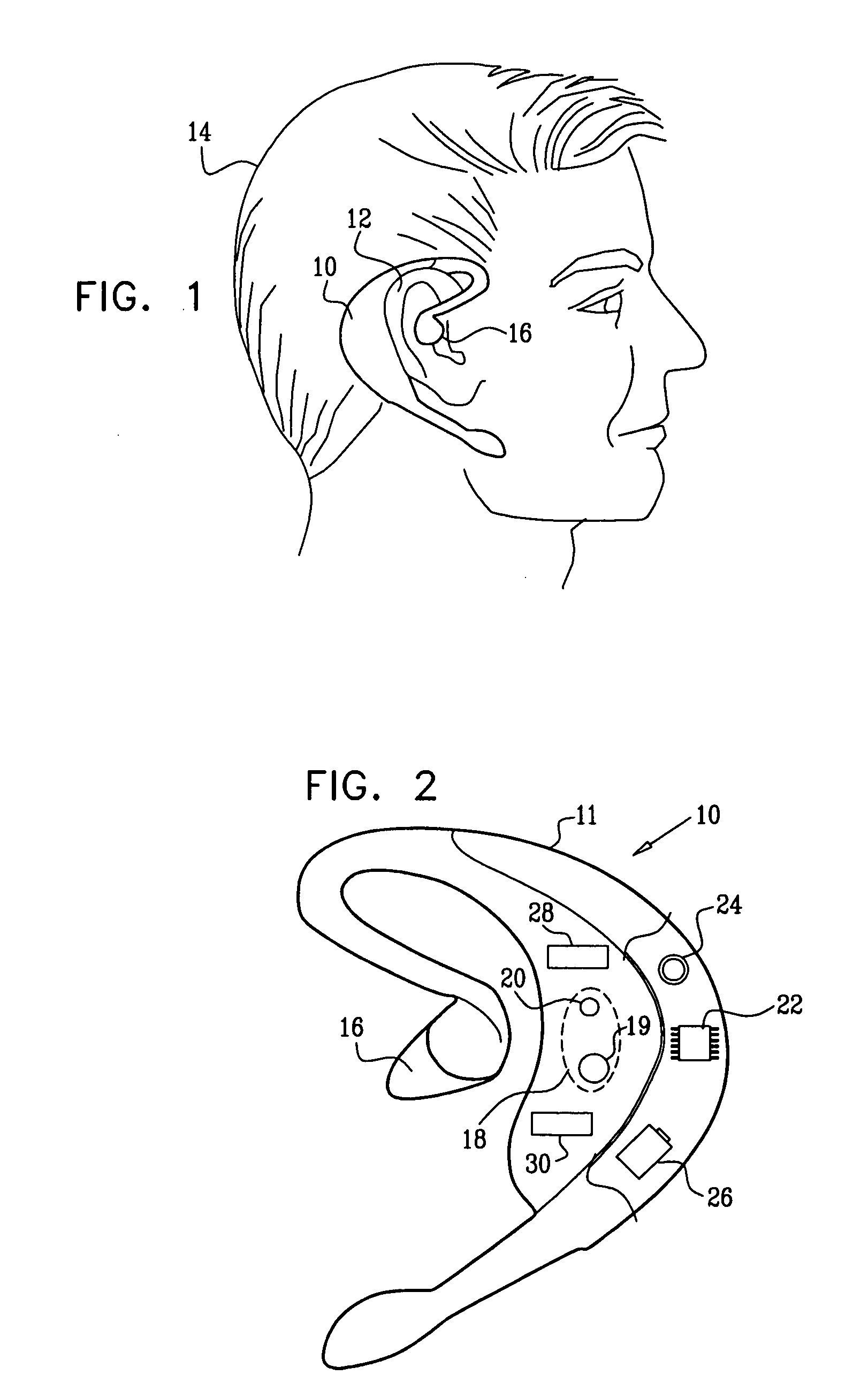 Ear-mounted biosensor