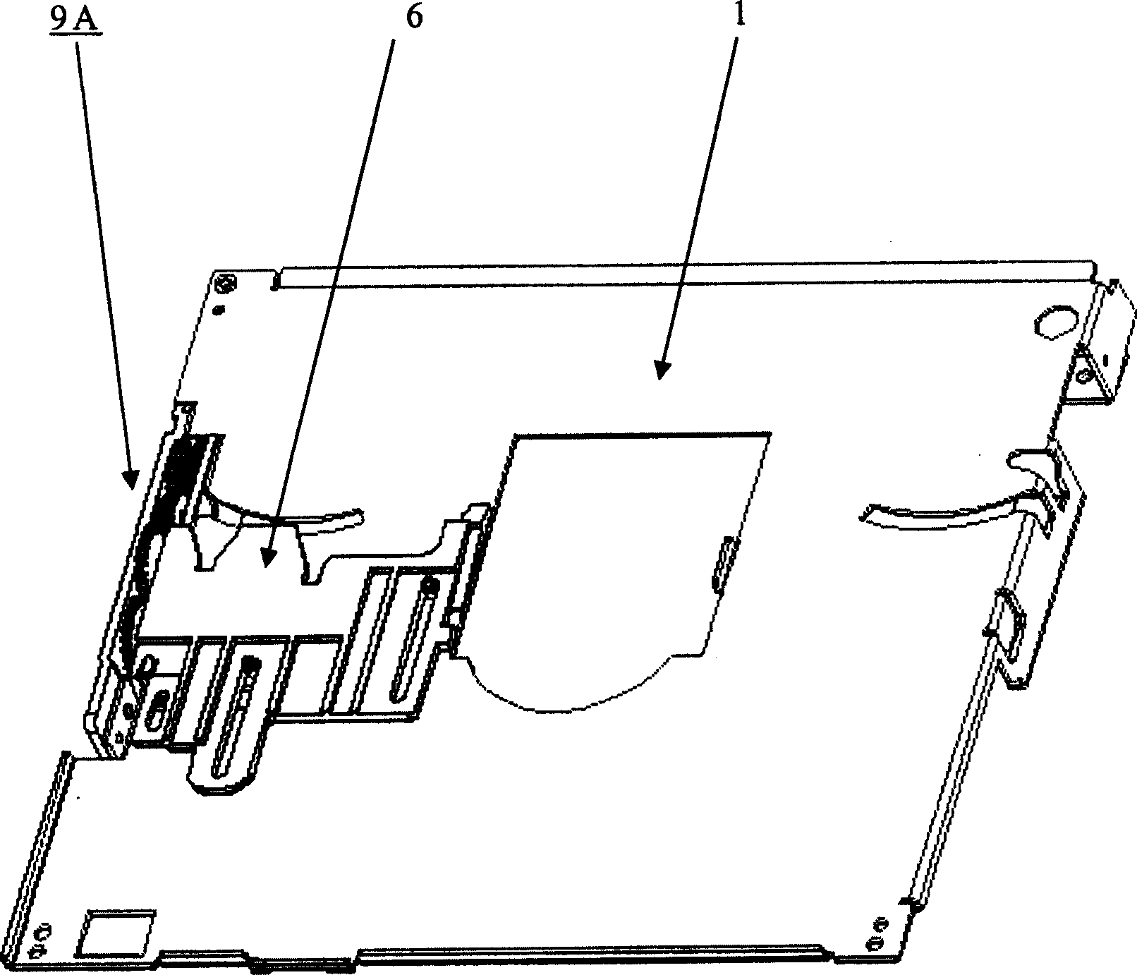 Suction optical disk unit speed-reducing device