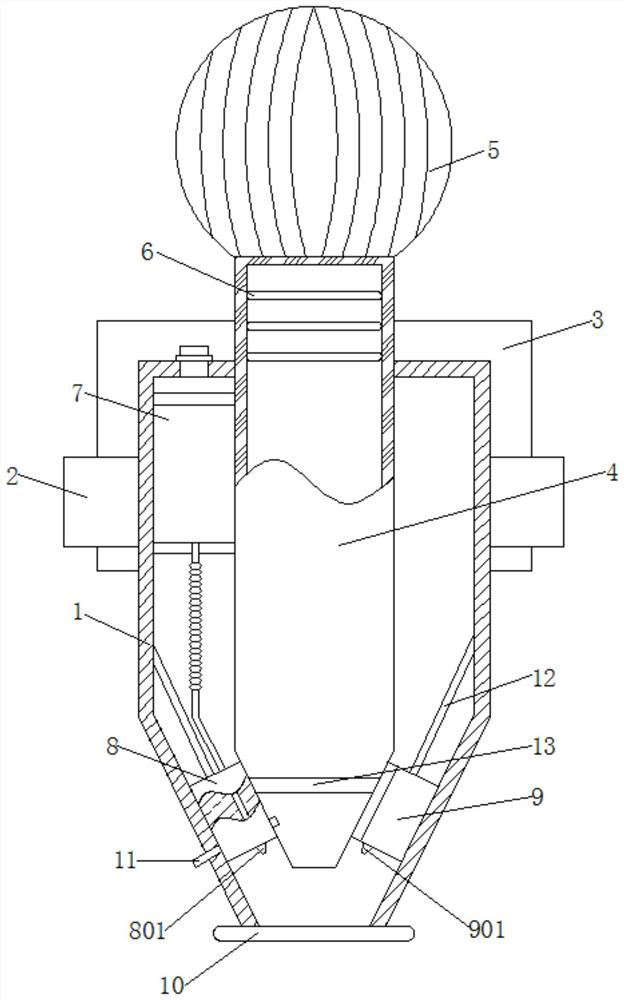 Ampoule bottle melting and sealing integrated machine