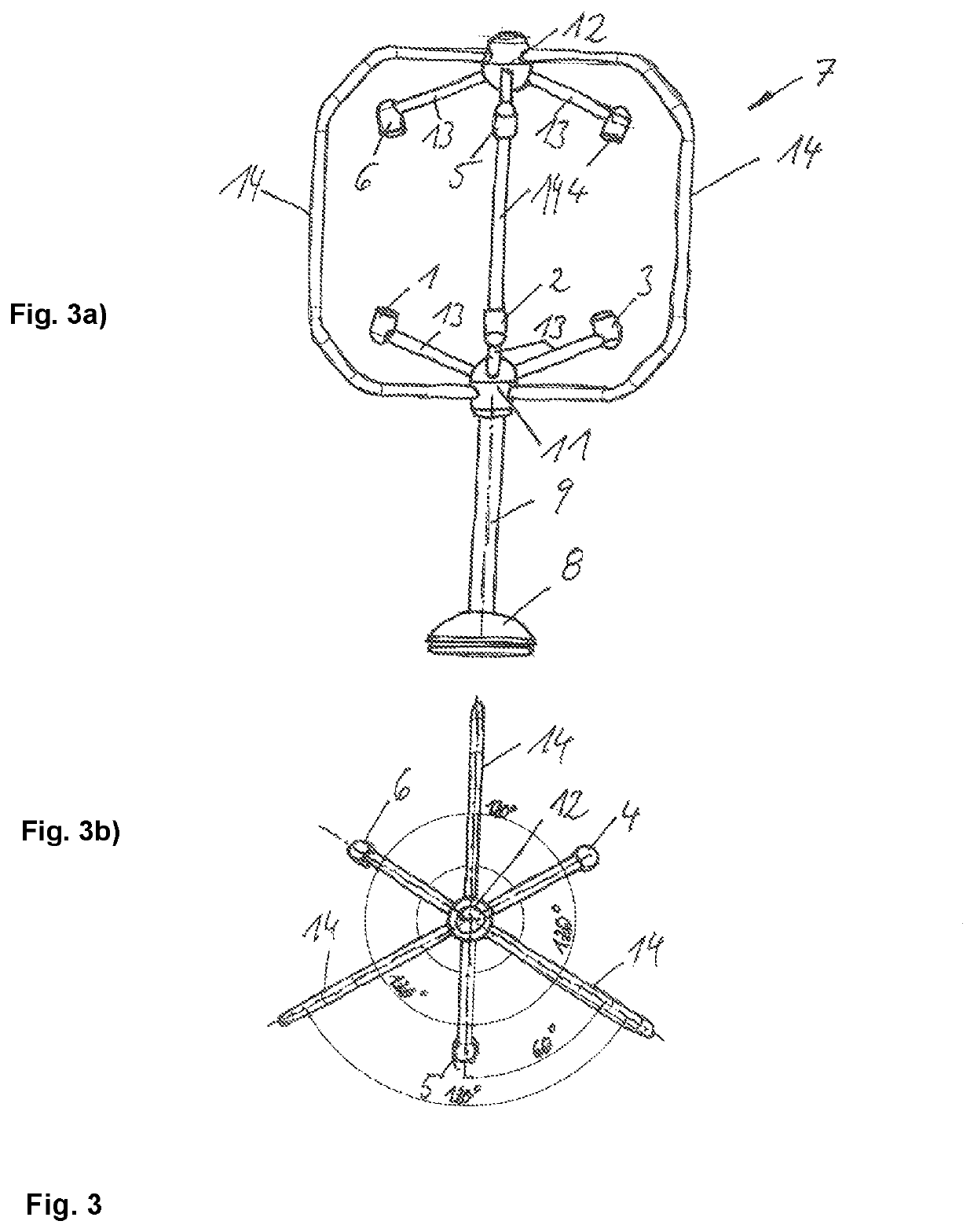 Ultrasonic anemometer and method for determination of at least one component of a wind velocity vector or the velocity of sound in the atmosphere