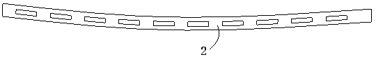 Weakening structure for expansion of car roof auxiliary safety air curtain