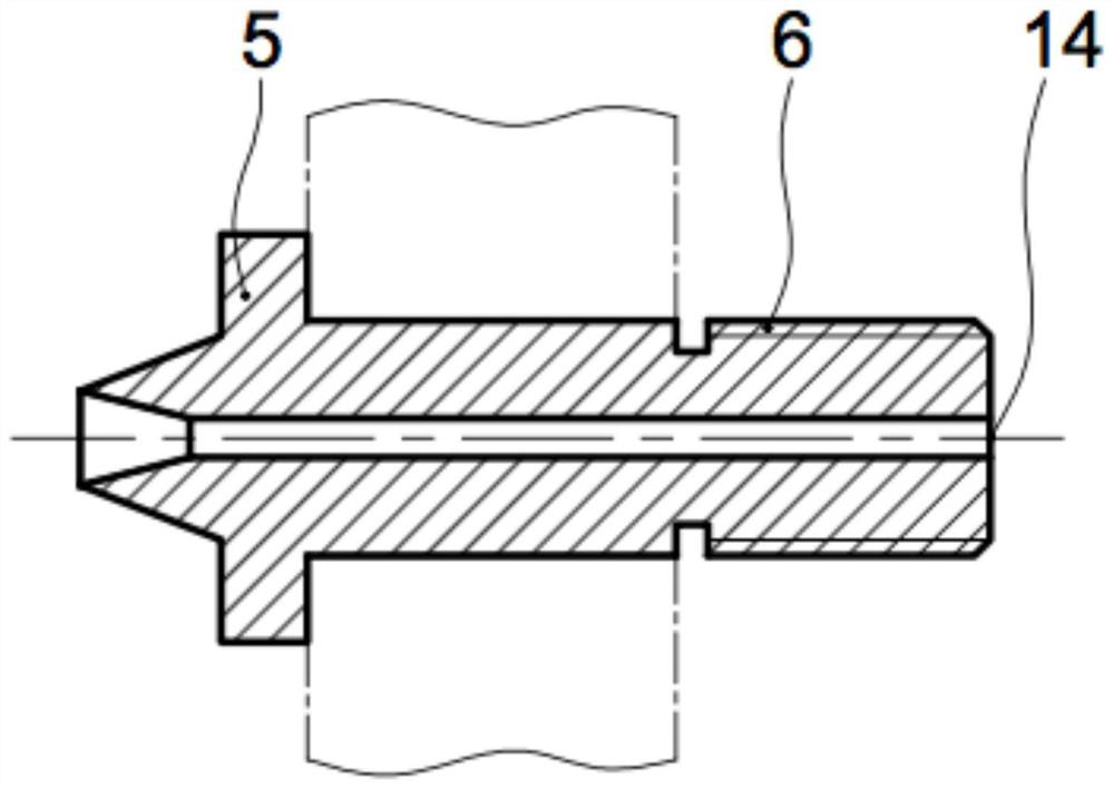 Welding wire conveying channel reinforcing device special for gas metal arc welding equipment