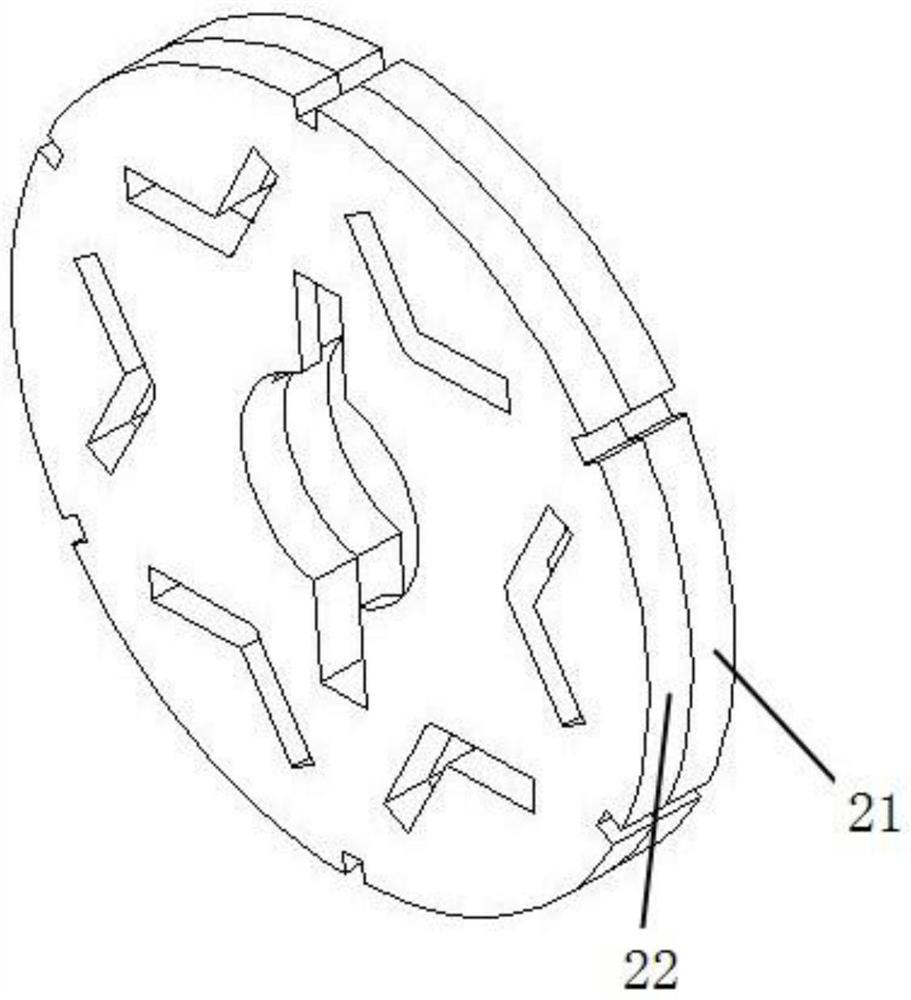 Combined diesel motor rotor workpiece and assembling method thereof