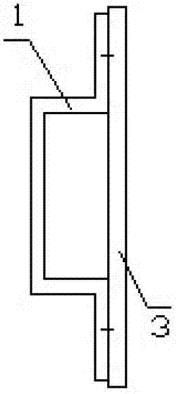 Installation device for wall hidden pipeline