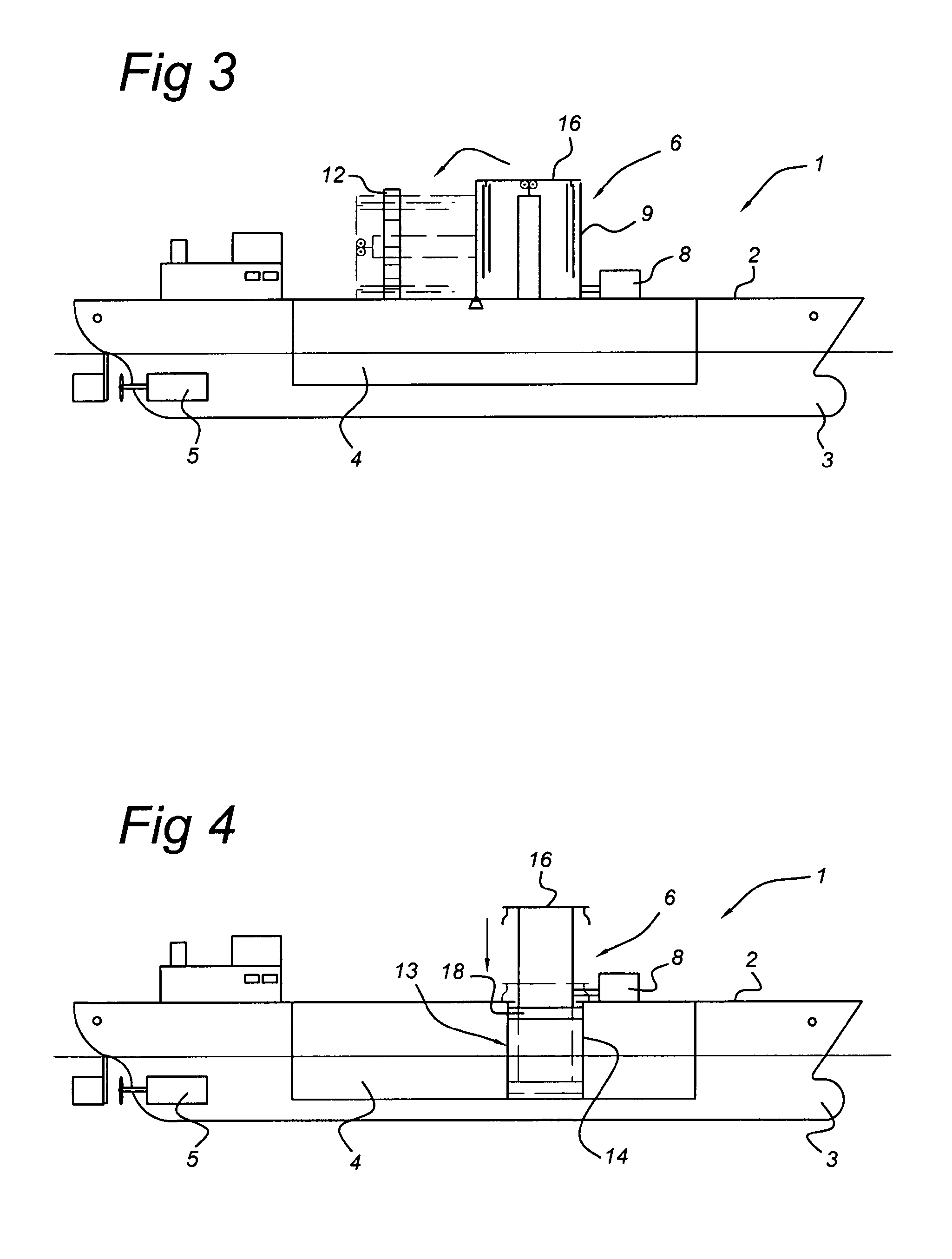 Vessel comprising a stowable magnus-effect rotor
