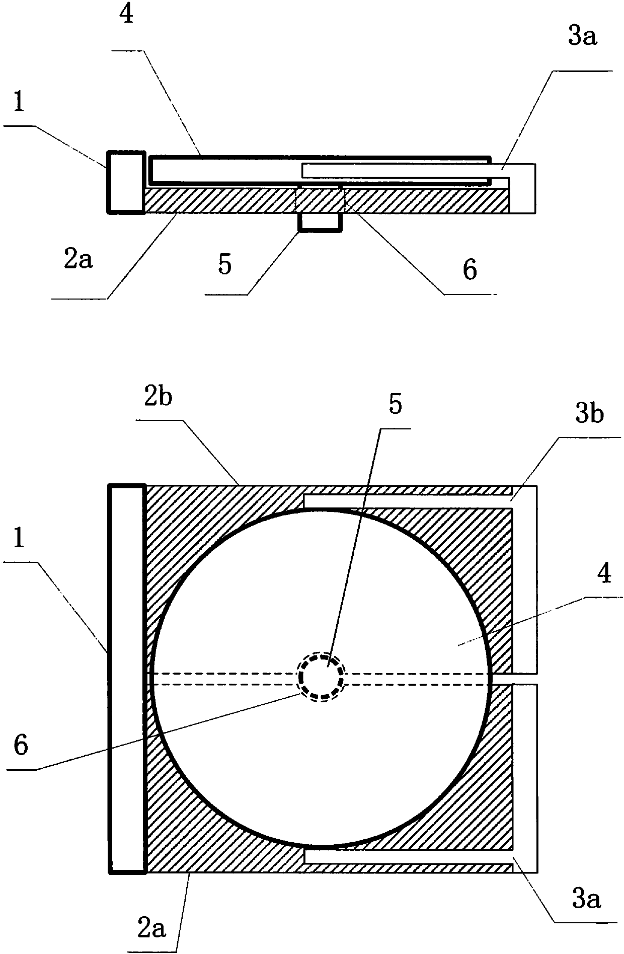 Double-piezoelectric-body side-by-side inertia-driven sheet-type rotary motor and scanning probe microscope