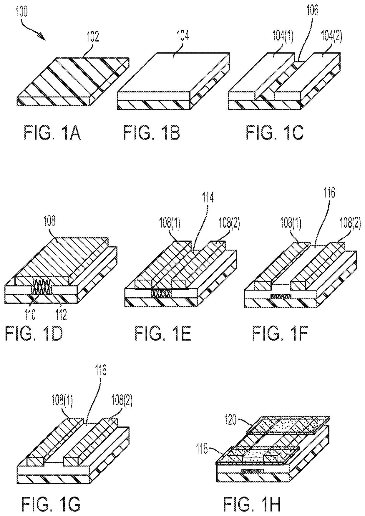 Fabrication of electronic devices using sacrificial seed layers