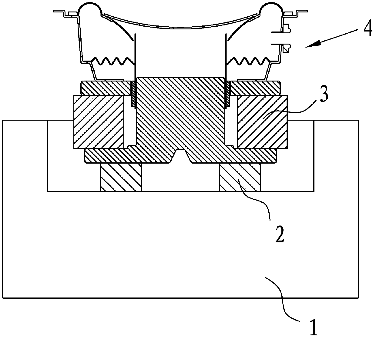 Method for magnetizing main and subsidiary magnets of external-magnetic dual-magnet loudspeaker