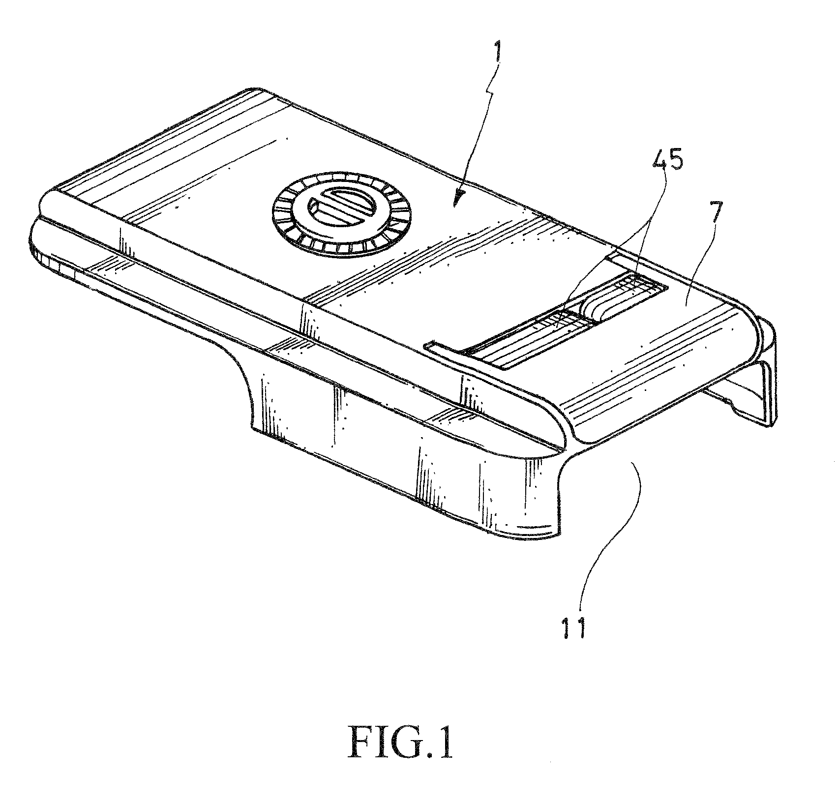 Slider case having cable retractor