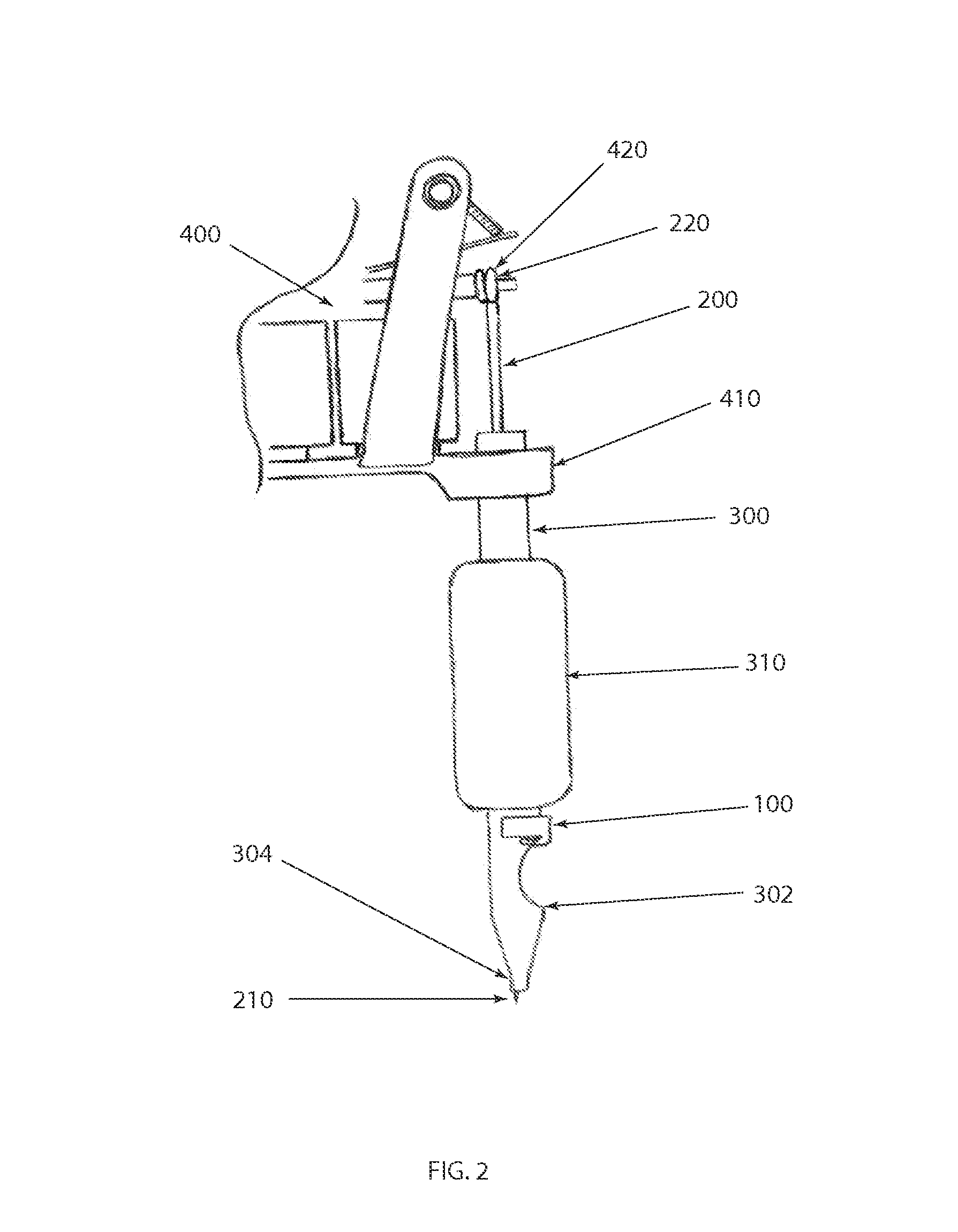 Tattoo needle stabilization device and method of use