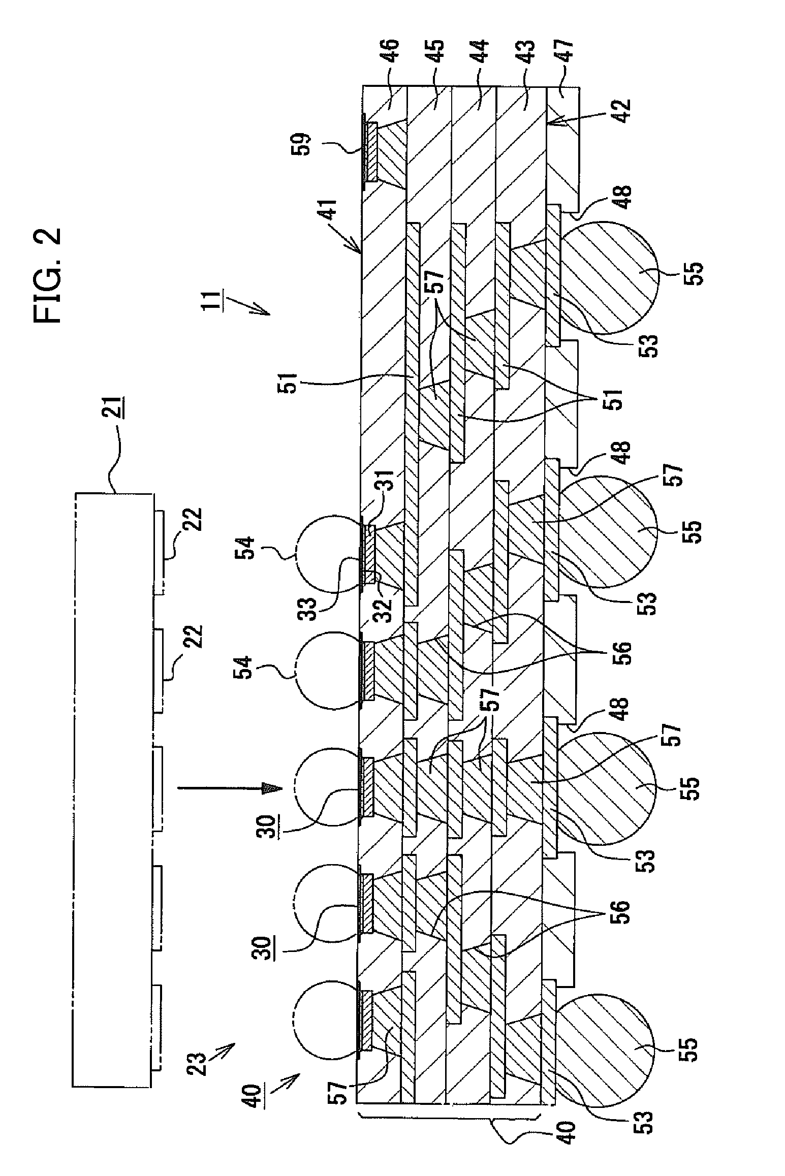 Multilayer wiring substrate and method for manufacturing the same