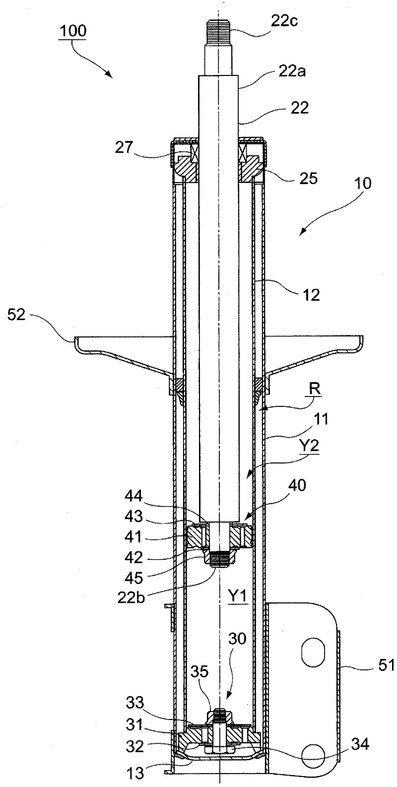 Hydraulic shock absorber and damping force generator
