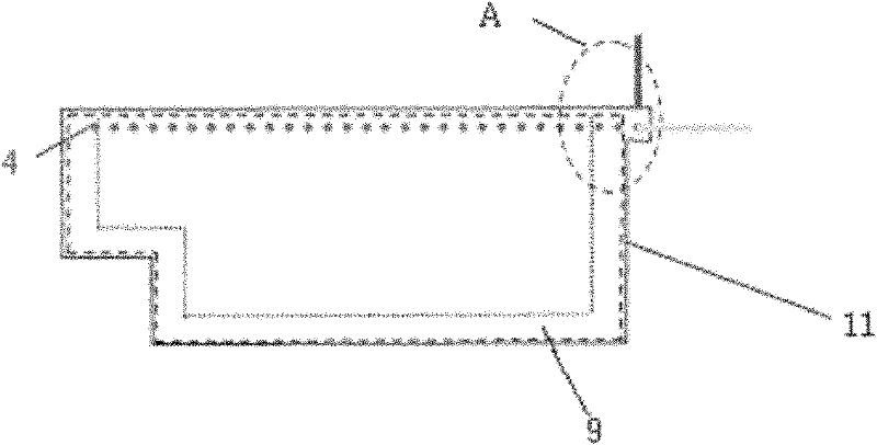 Method and device for improving foaming process of refrigerator body or refrigerator door body