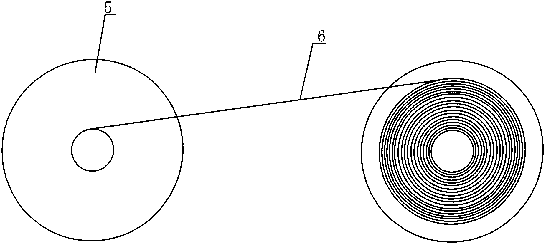 Two-way driving winding speedup type ship-borne aircraft catapult