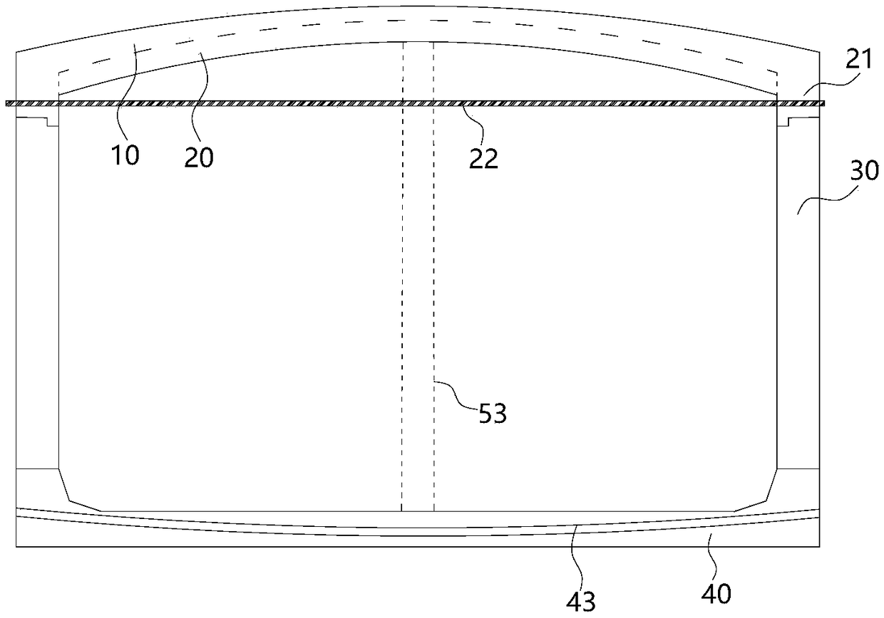 Large-span two-arch and two-cable subway station structure by open-cut method